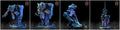 3D Printed Archvillain Games The Deathknight Order Shadowblades 28 32mm D&D