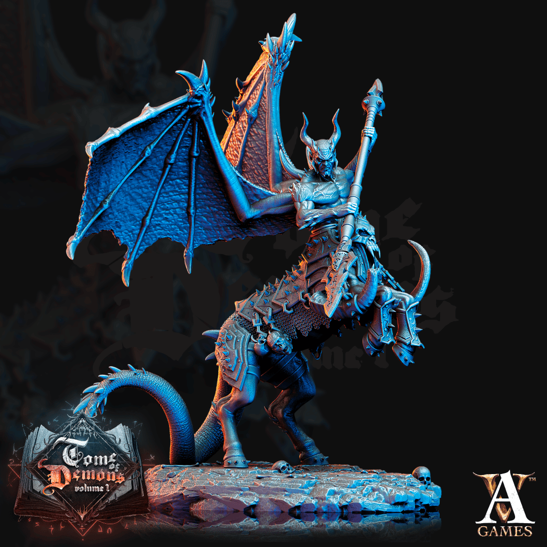 3D Printed Archvillain Games Tome of Demons Vol. 1 - Decataurs 28mm 32mm D&D