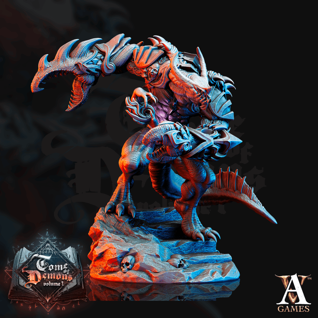 3D Printed Archvillain Games Tome of Demons Vol. 1 - Kabeiroth 28mm 32mm D&D