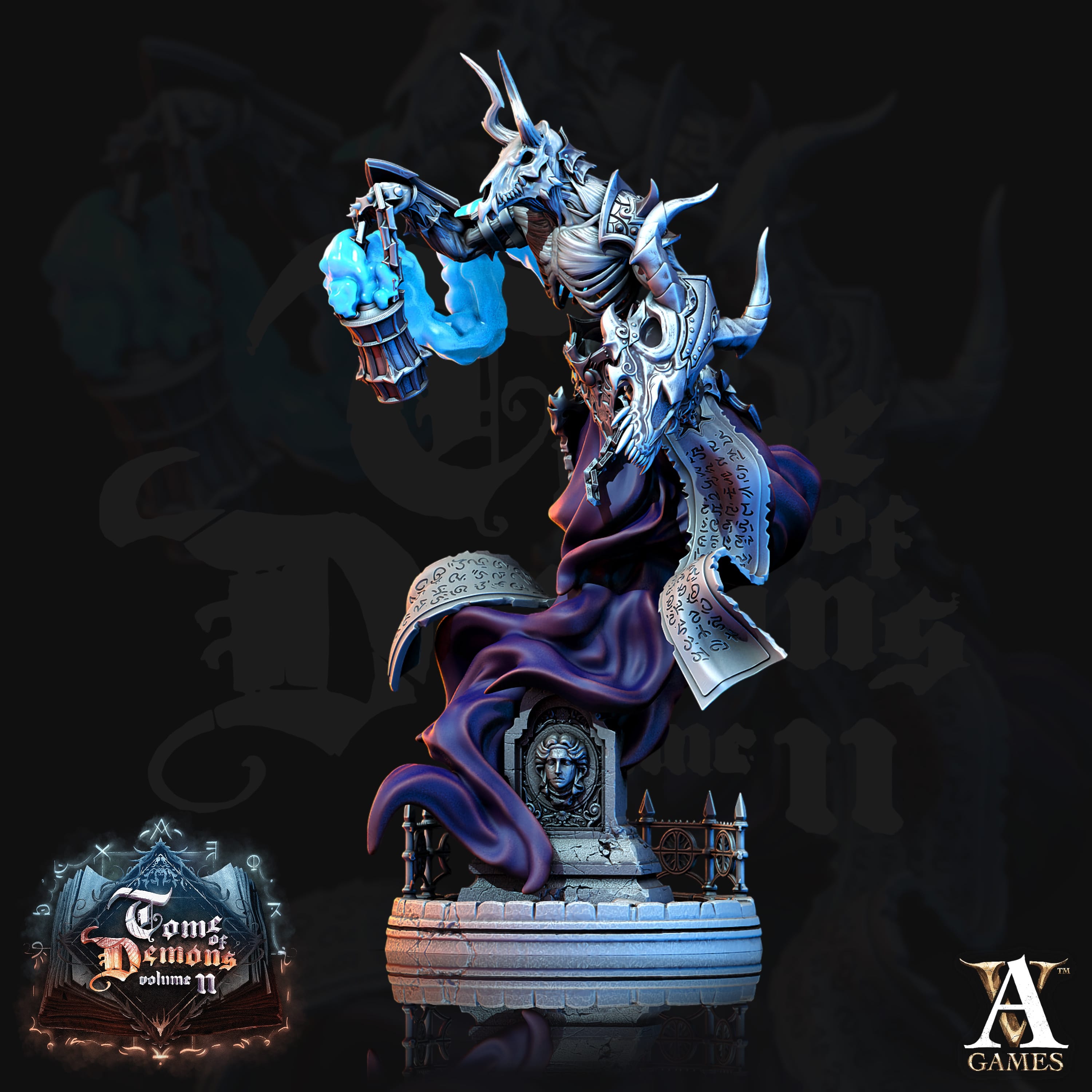 3D Printed Archvillain Games Tome of Demons Vol. II - Demonwraiths 28mm 32mm D&D