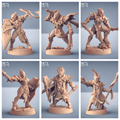 3D Printed Artisan Guild Ashen Inquisitor Set Ashen Alfar Inquisitors 28mm 32mm