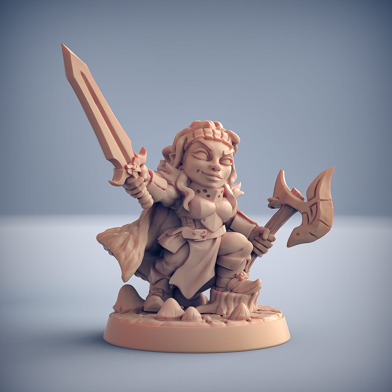 3D Printed Artisan Guild Beetroot Gnomes Set 28mm 32mm