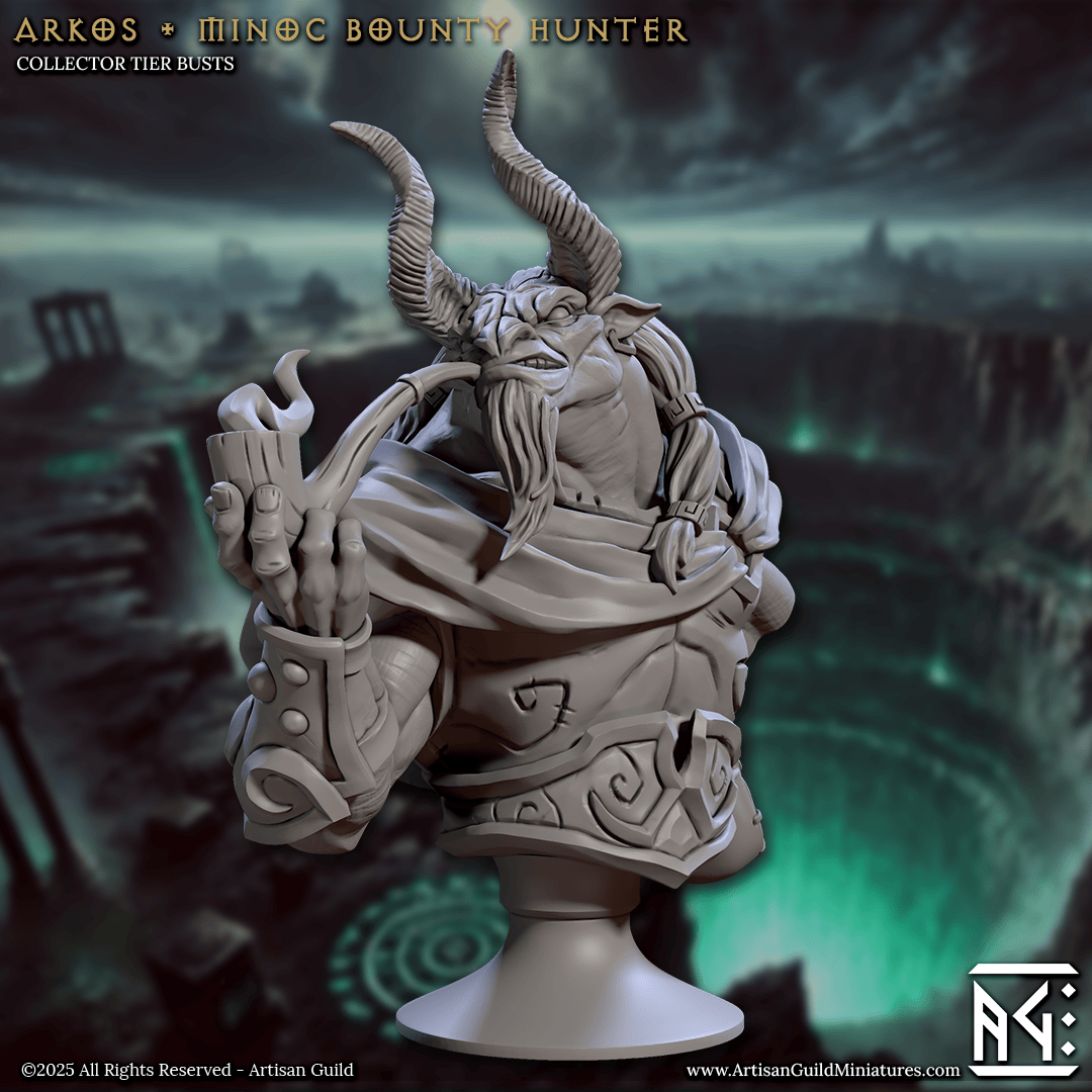3D Printed Artisan Guild Descent into the Hive of the All Seeing Busts 28mm 32mm