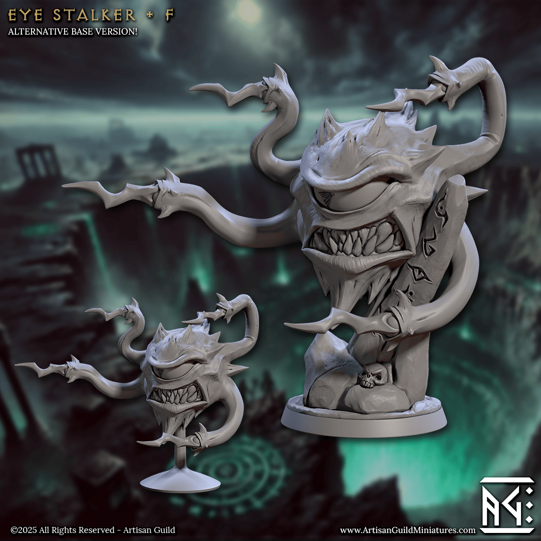 3D Printed Artisan Guild Eye Stalkers Descent into the Hive of the All Seeing 28mm 32mm