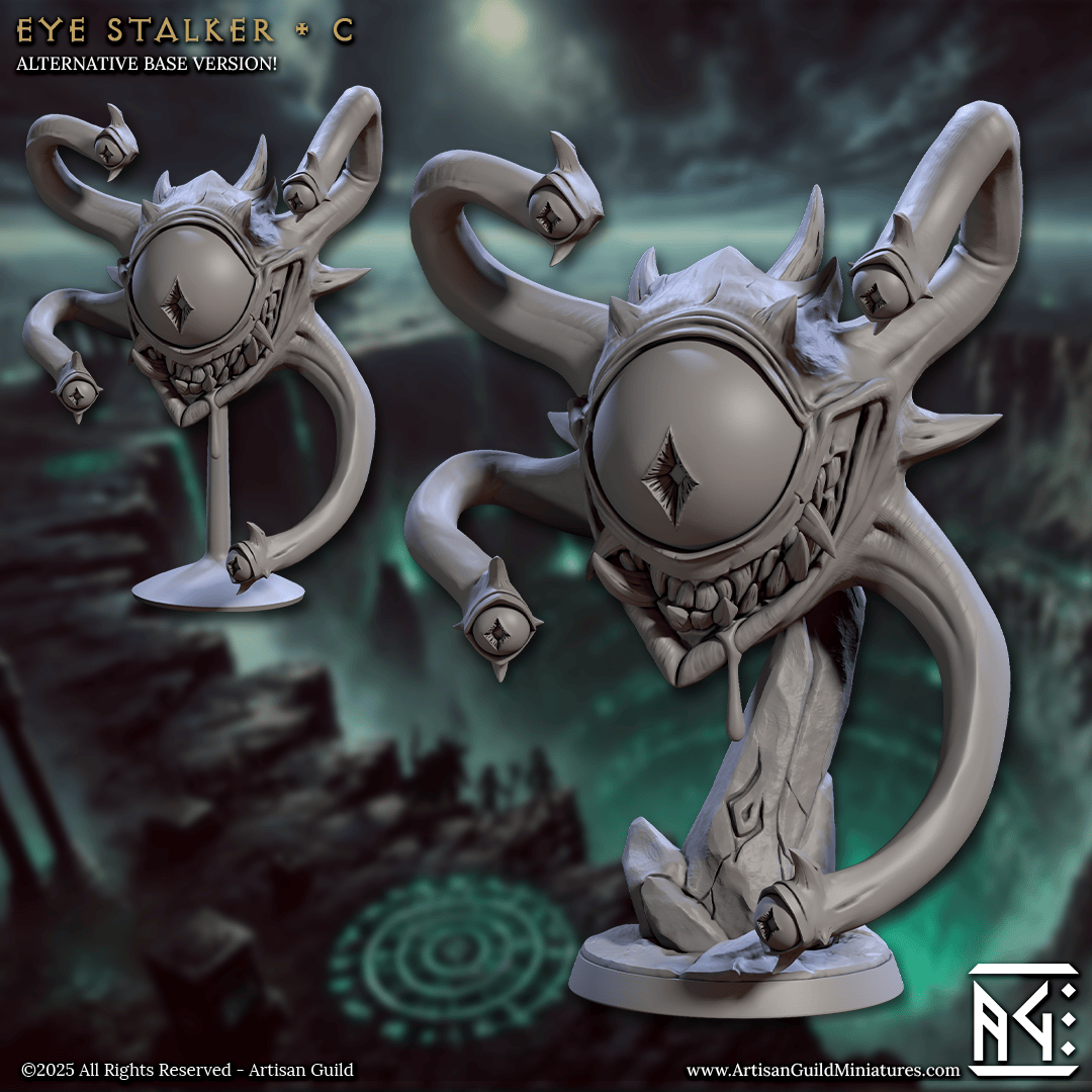 3D Printed Artisan Guild Eye Stalkers Descent into the Hive of the All Seeing 28mm 32mm