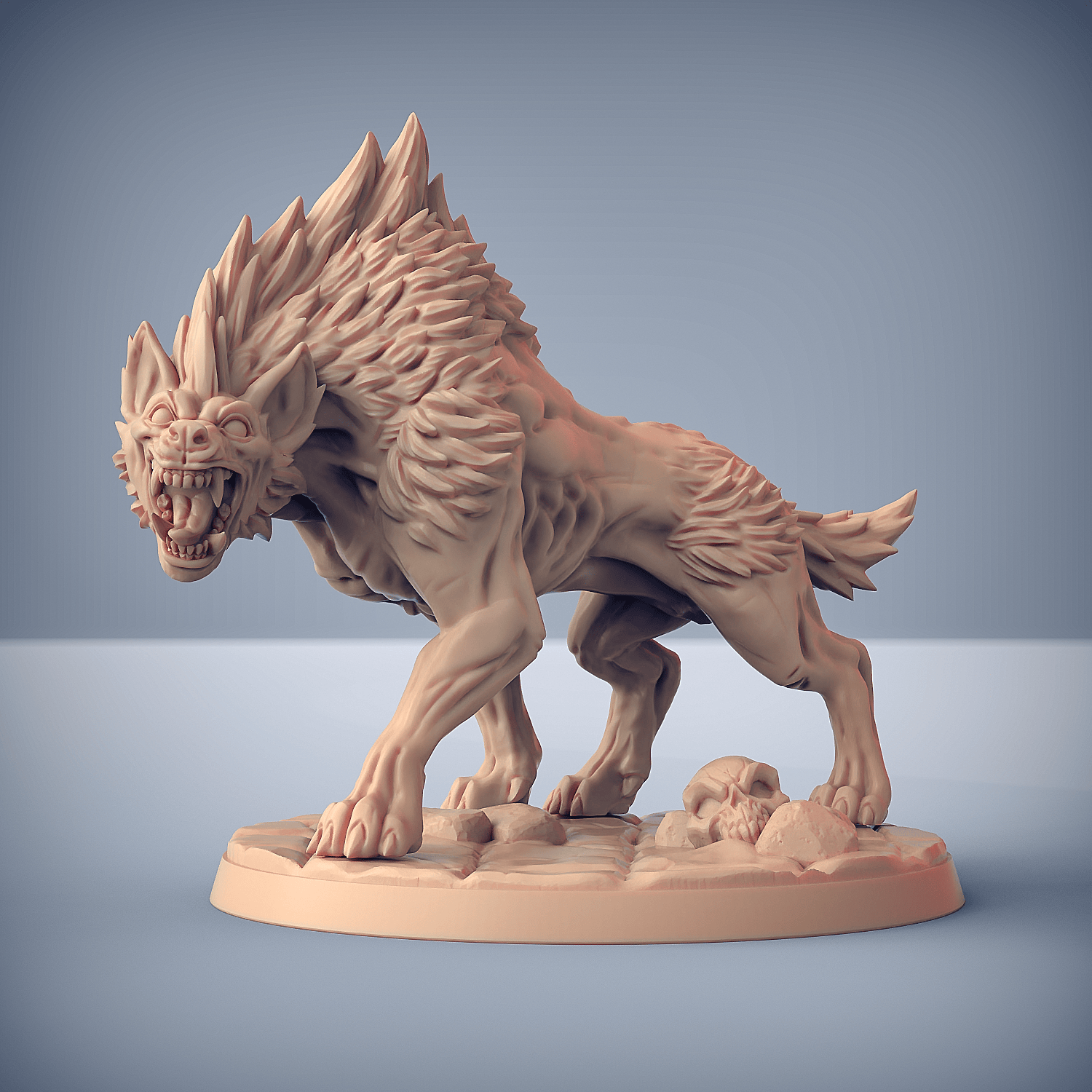 3D Printed Artisan Guild Hyenafiend Riders Bonegnasher Gnolls 28mm 32mm