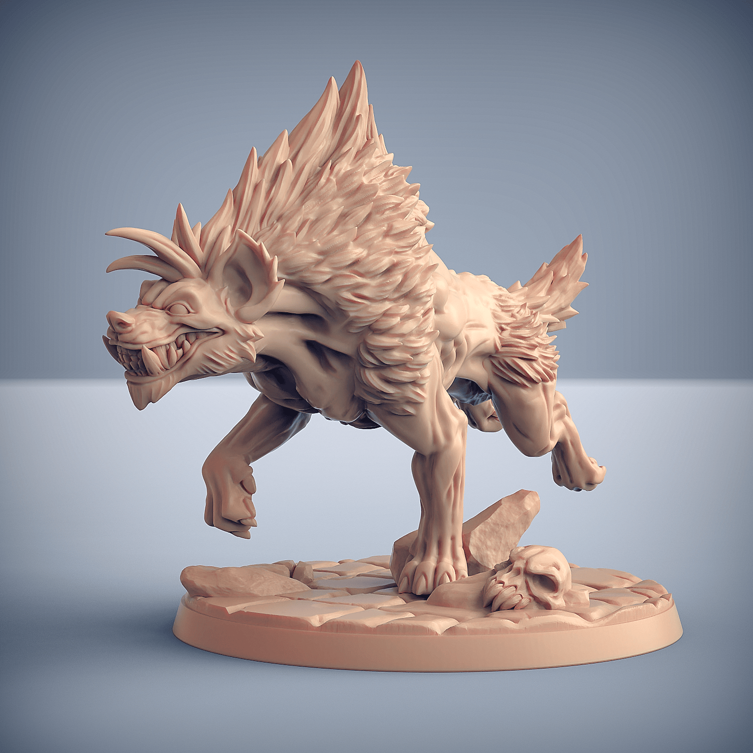3D Printed Artisan Guild Hyenafiend Riders Bonegnasher Gnolls 28mm 32mm