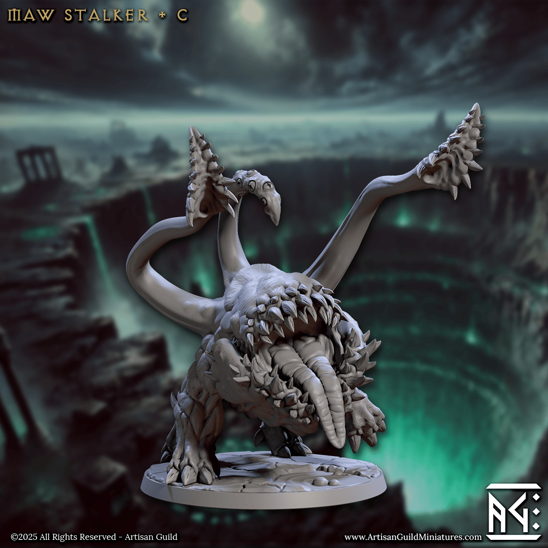 3D Printed Artisan Guild Maw Stalkers Descent into the Hive of the All Seeing 28mm 32mm