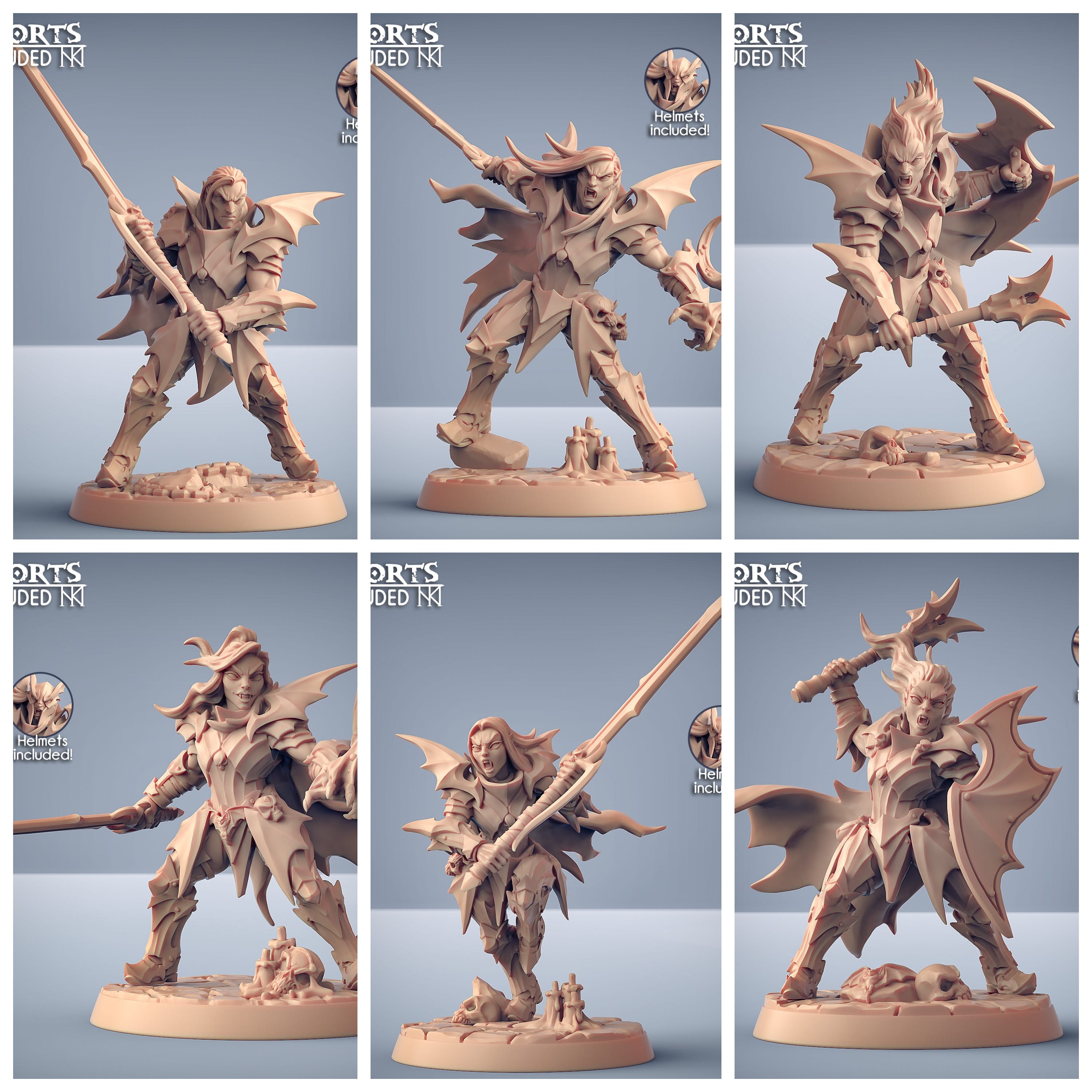 3D Printed Artisan Guild Modular Bloodhunt Knights The Bloodhunt 28mm 32mm