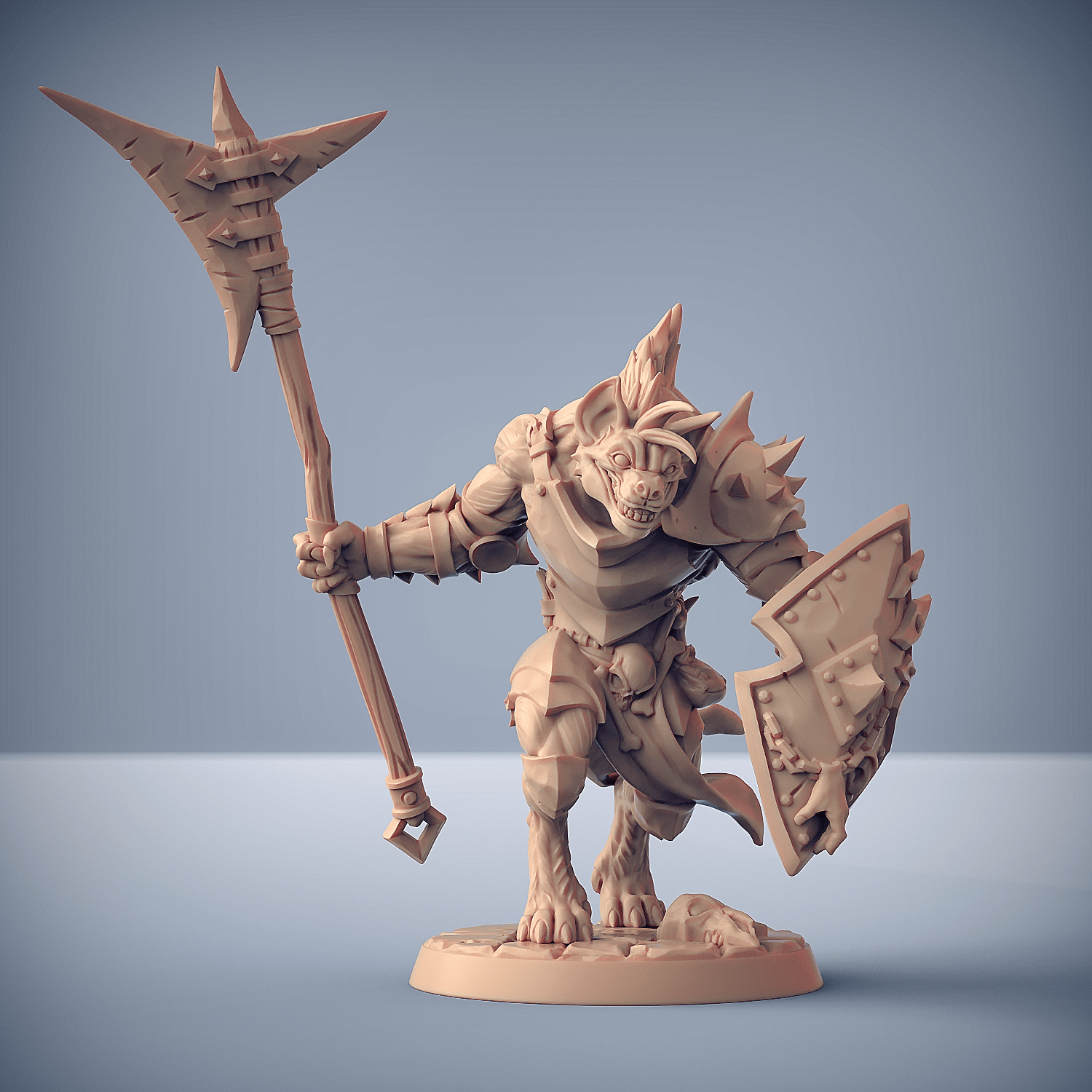 3D Printed Artisan Guild Modular Bonegnasher Gnolls Bonegnasher Gnolls 28mm 32mm