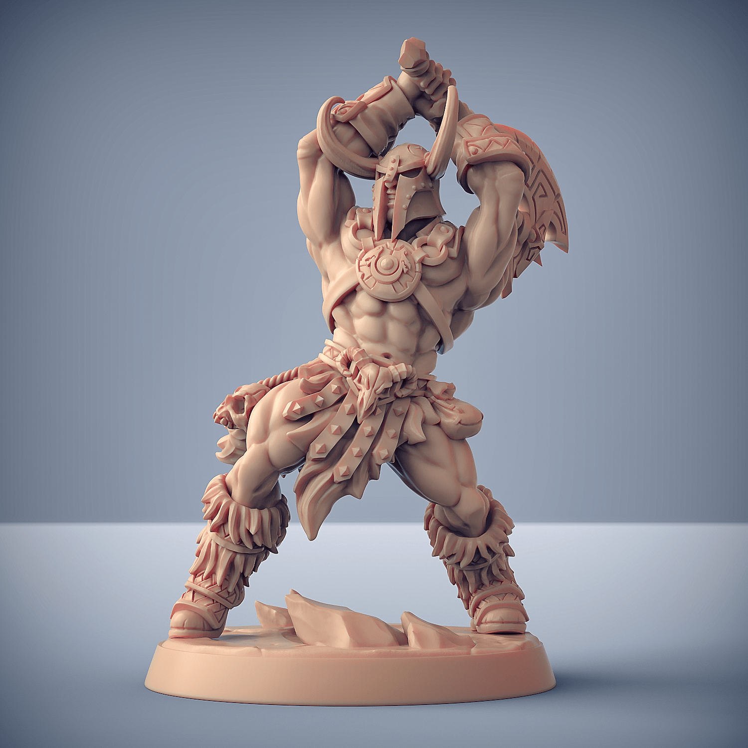3D Printed Artisan Guild Modular Dragonpeak Barbarians Dragonpeak Barbarians 28mm 32mm