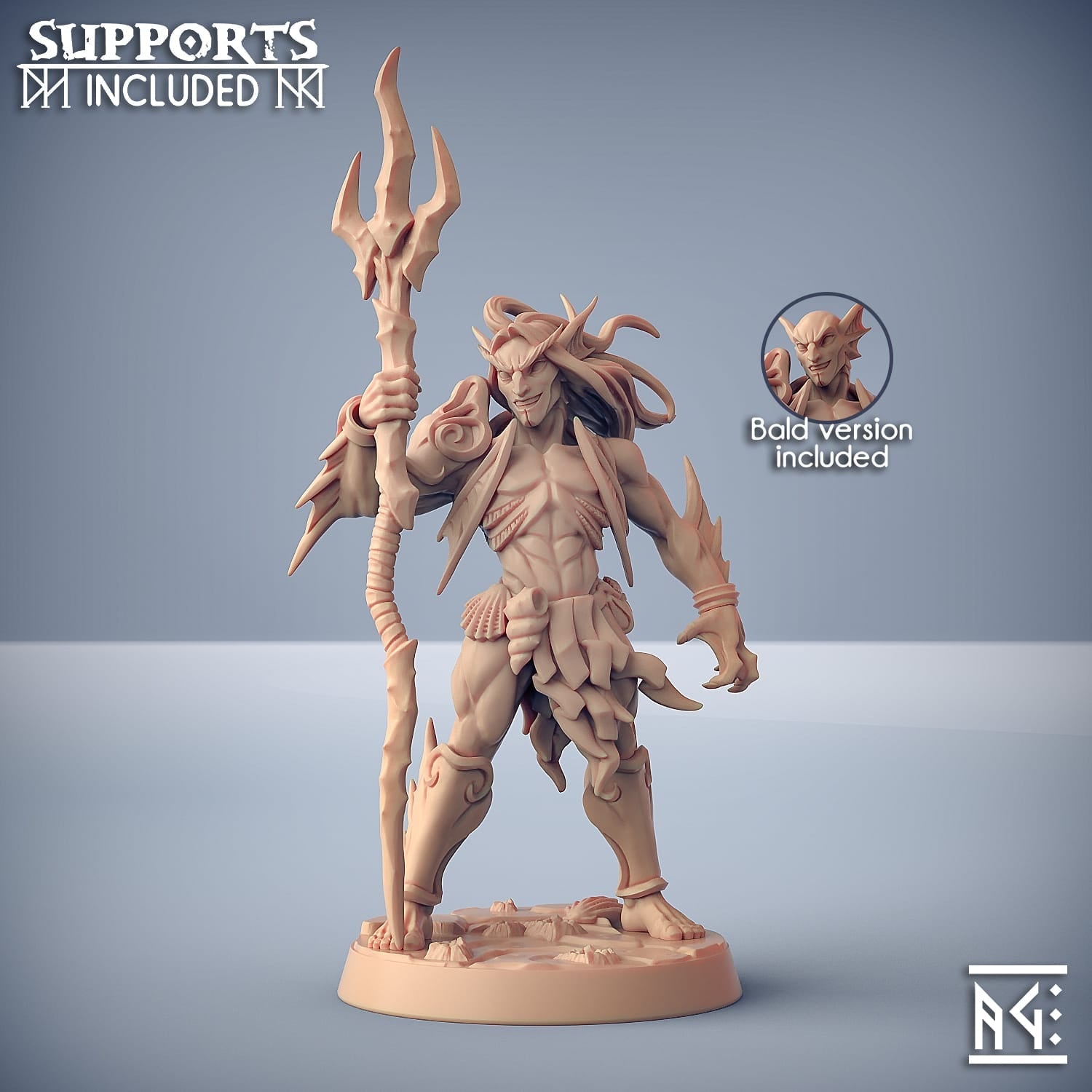 3D Printed Artisan Guild Modular Triton Raiders Sunken Kingdom 28mm 32mm