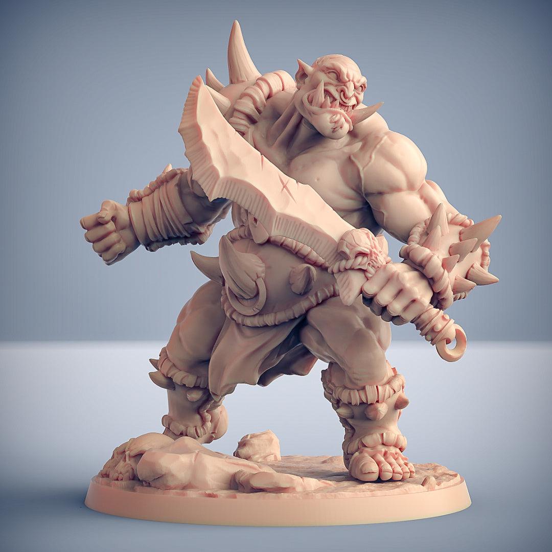 3D Printed Artisan Guild Ogre Marauders Set 28mm 32mm DnD