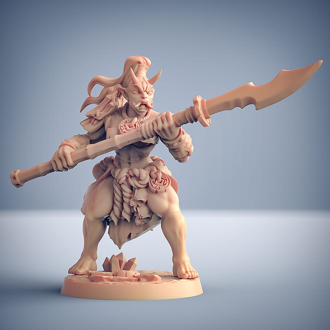 3D Printed Artisan Guild Oni Grunt Set Oni Clan 28mm 32mm