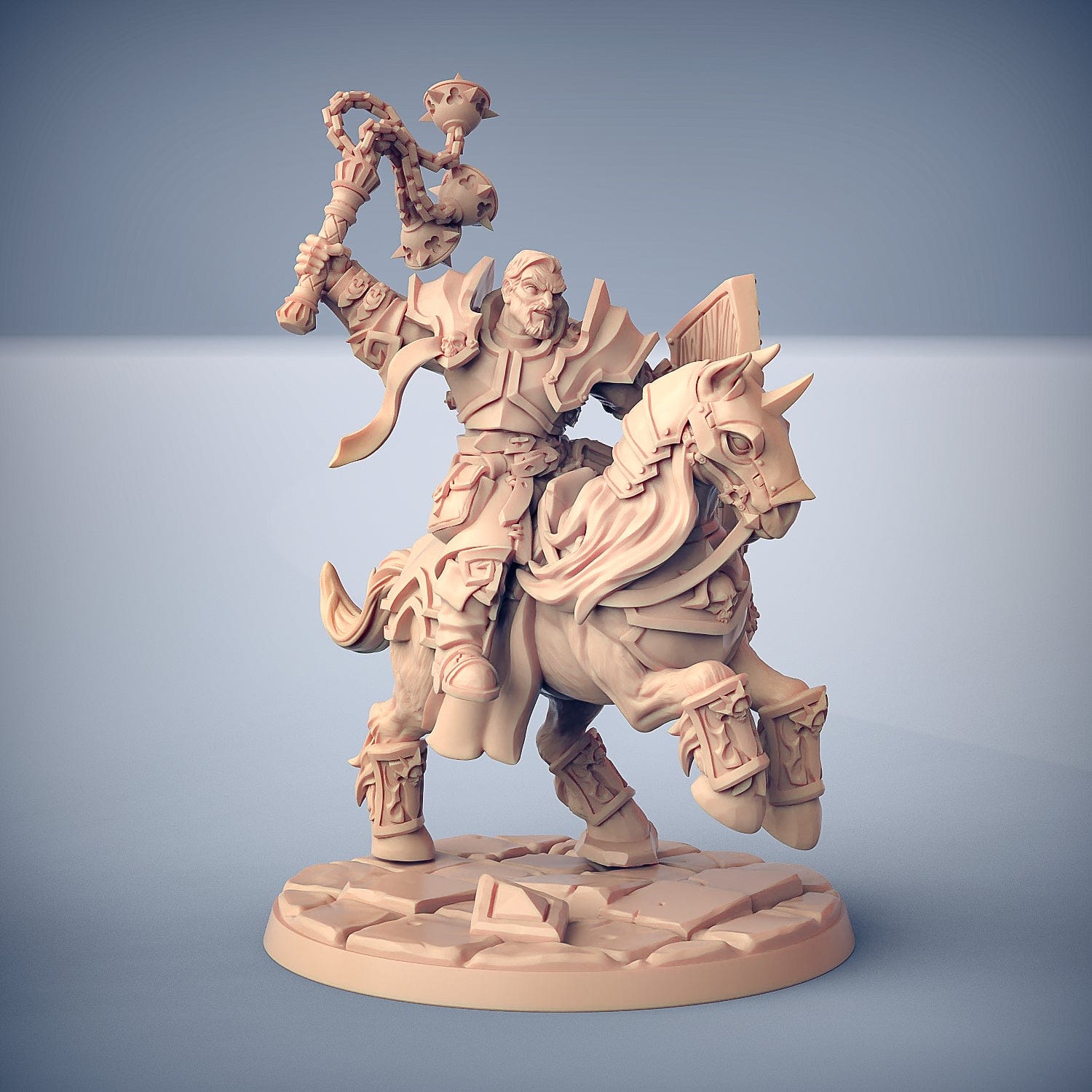 3D Printed Artisan Guild Requiem Heavy Cavalry The Requien Brotherhood 28mm 32mm