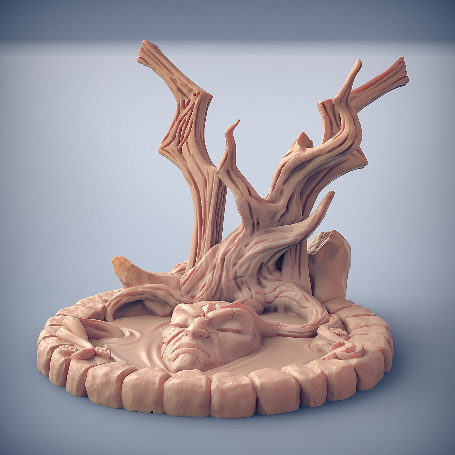 3D Printed Artisan Guild Sacred Well Deepwood Alfar Set 28mm 32mm