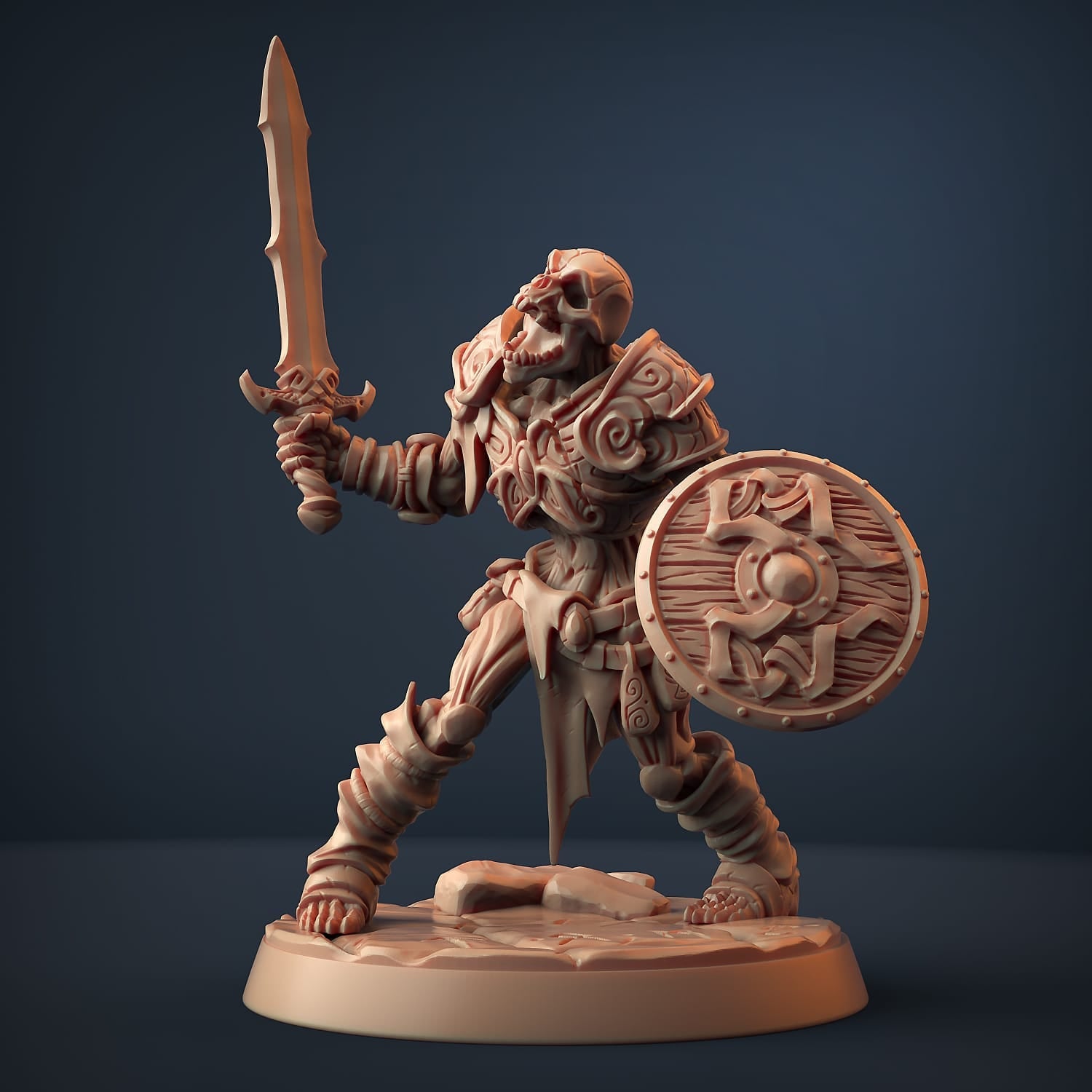 3D Printed Artisan Guild Skutagaard Draugar Darkness of the Lich Lord 28mm 32mm