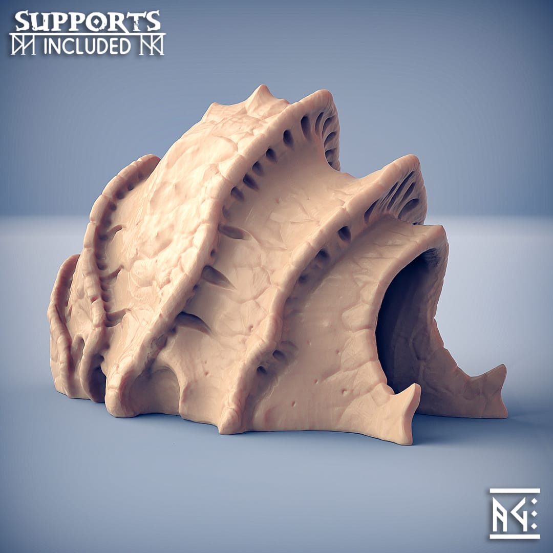 3D Printed Artisan Guild Subterrain Carapace Entrance Scourgeland Survivors 28mm 32mm