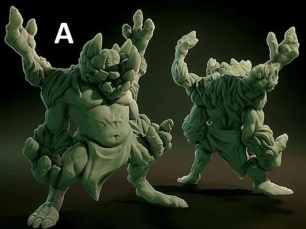 3D Printed Nafarrate Gug Lovecraftian Bestiary 28 32 mm D&D