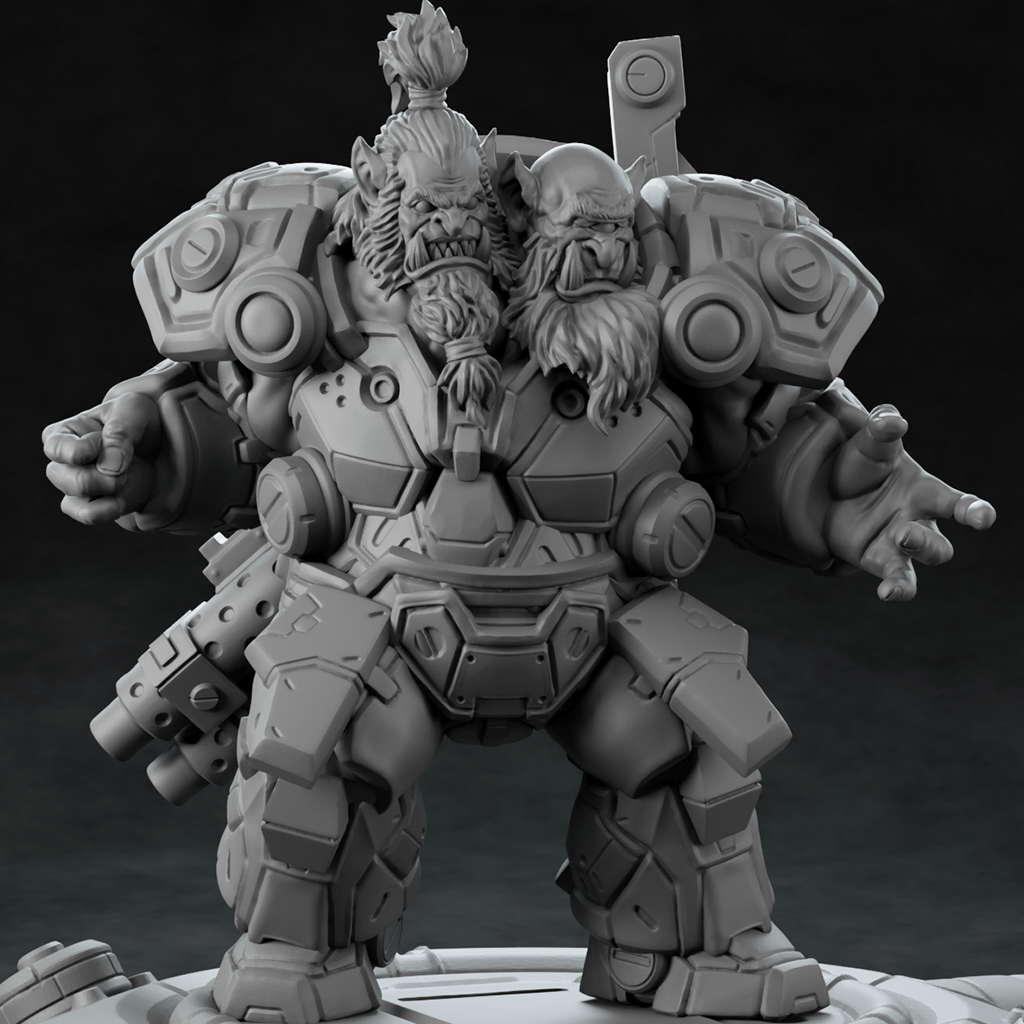 3D Printed Nafarrate Heavy Orc Set Space Orcs 28 32 mm D&D