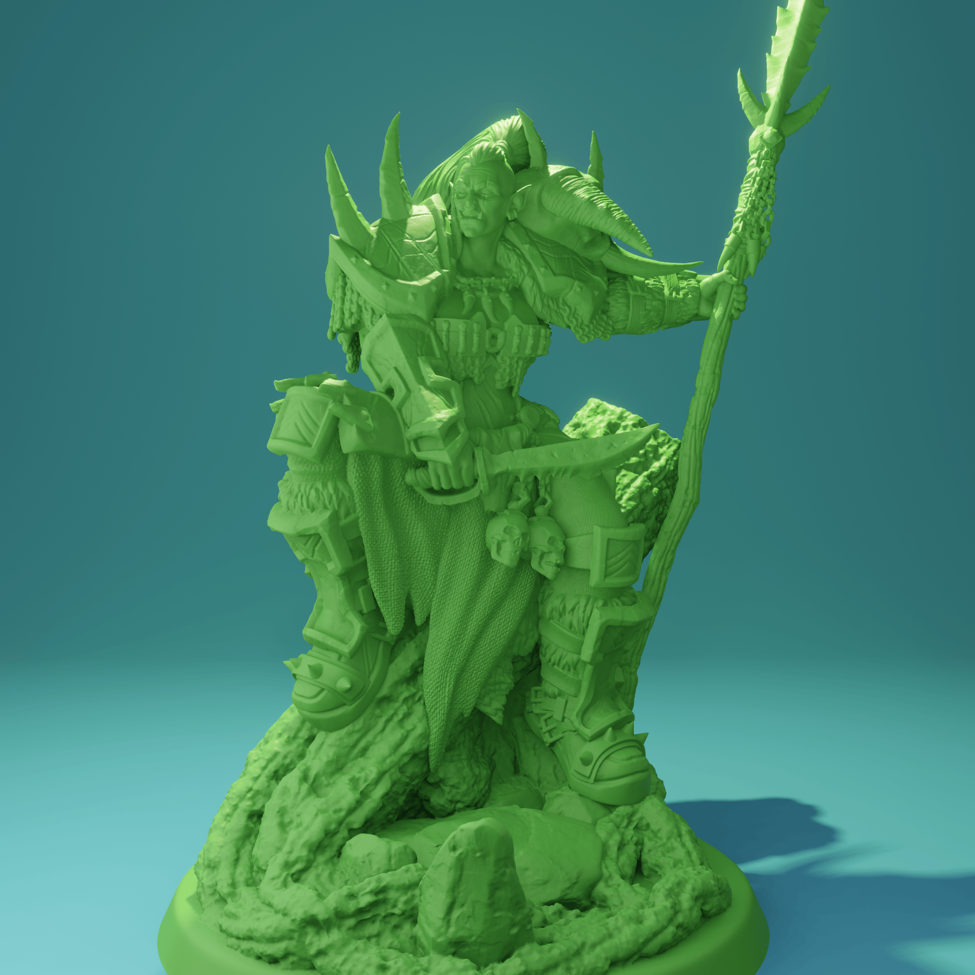 3D Printed Nafarrate Orc Set Orcs Army 28 32 mm D&D