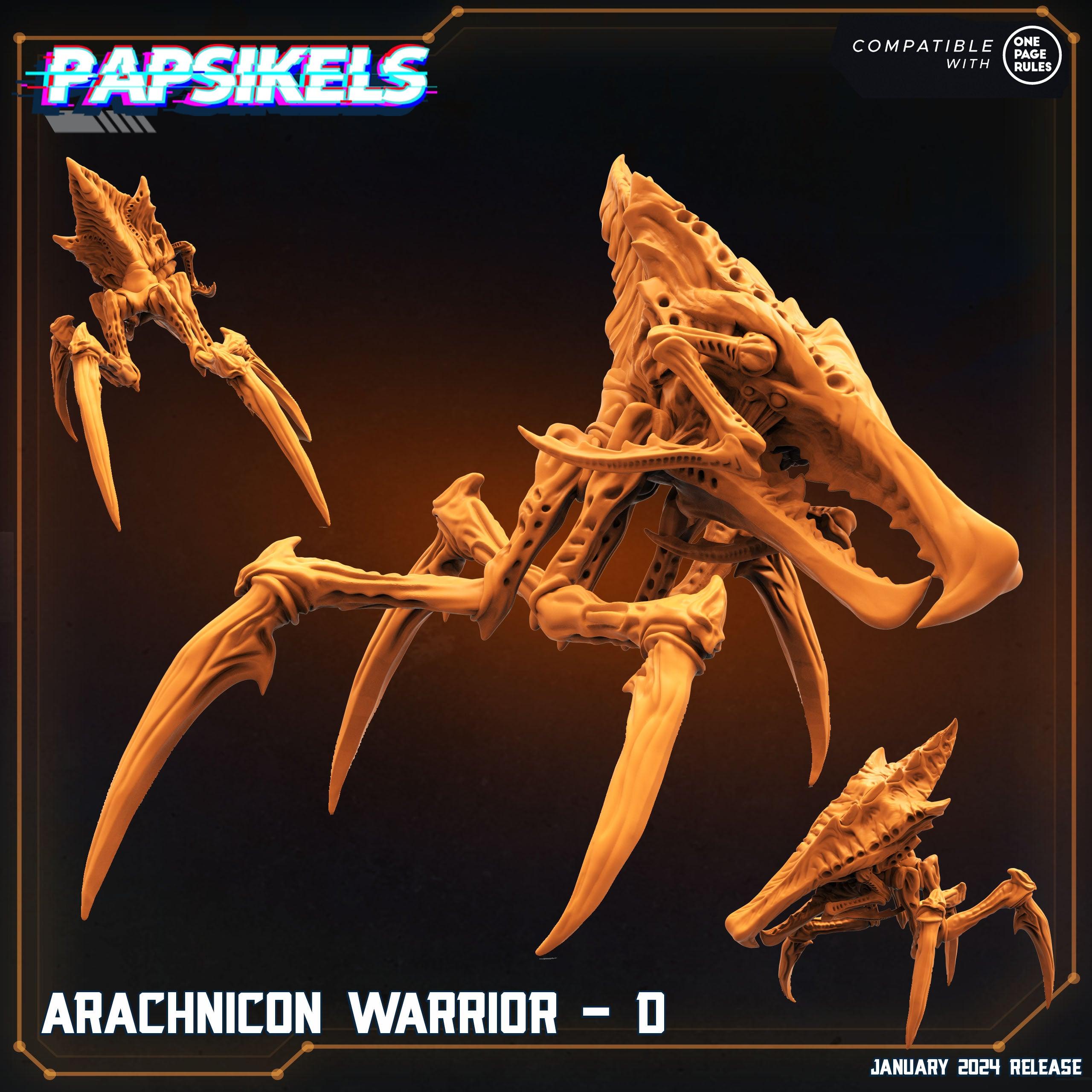 3D Printed Papsikels Arachnicon Warriors Set Dropship Troopers 28mm 32mm