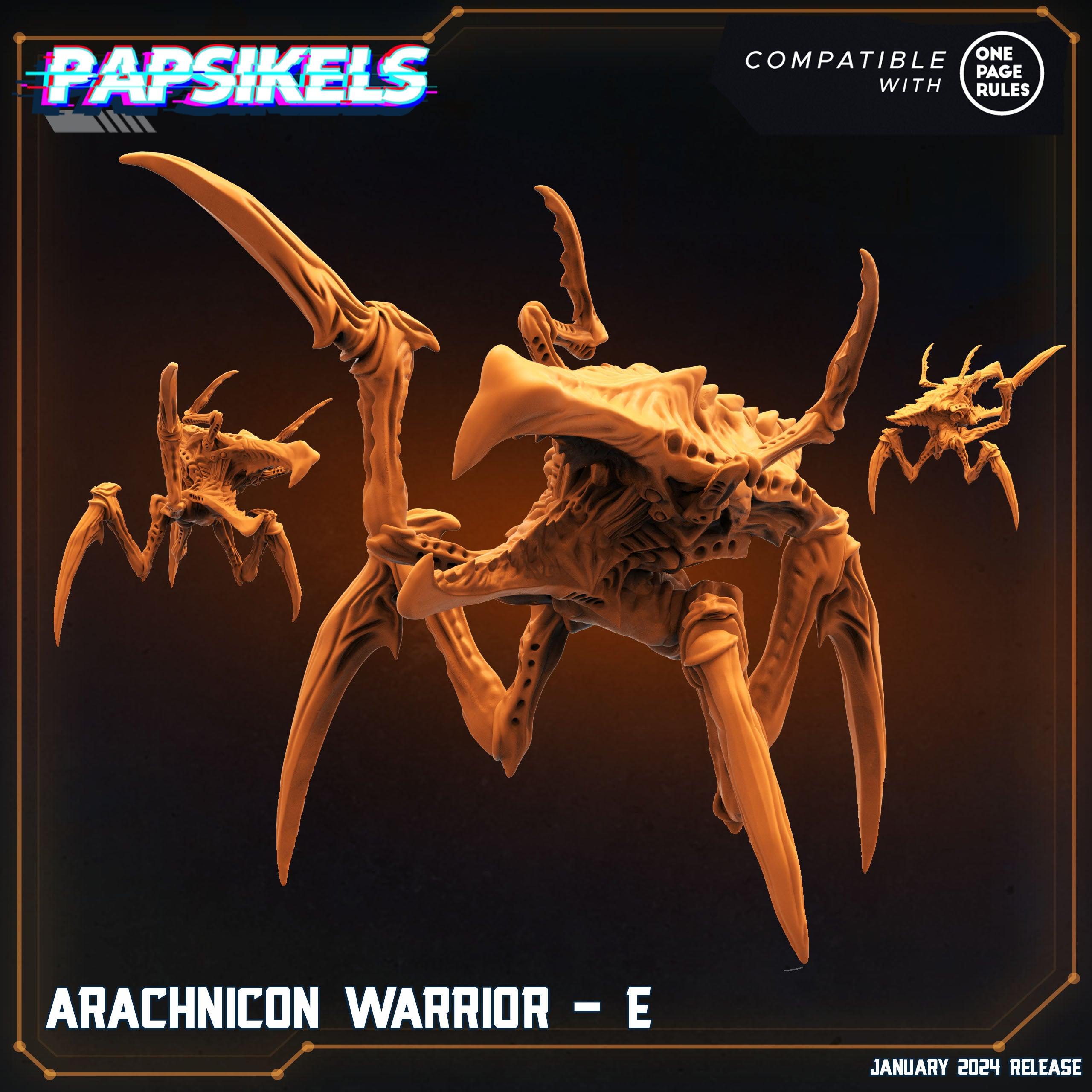 3D Printed Papsikels Arachnicon Warriors Set Dropship Troopers 28mm 32mm