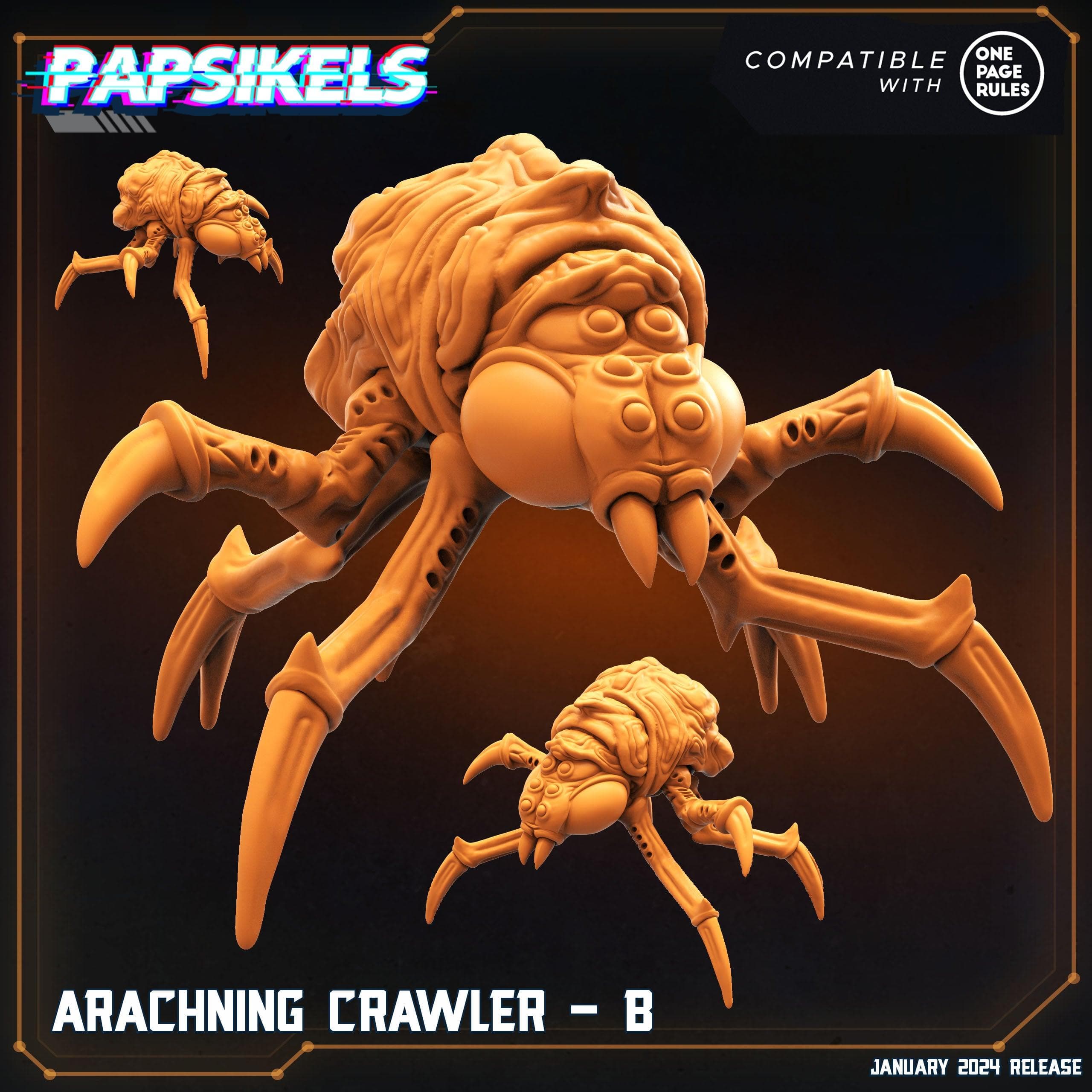3D Printed Papsikels Arachning Crawlers Set Dropship Troopers 28mm 32mm