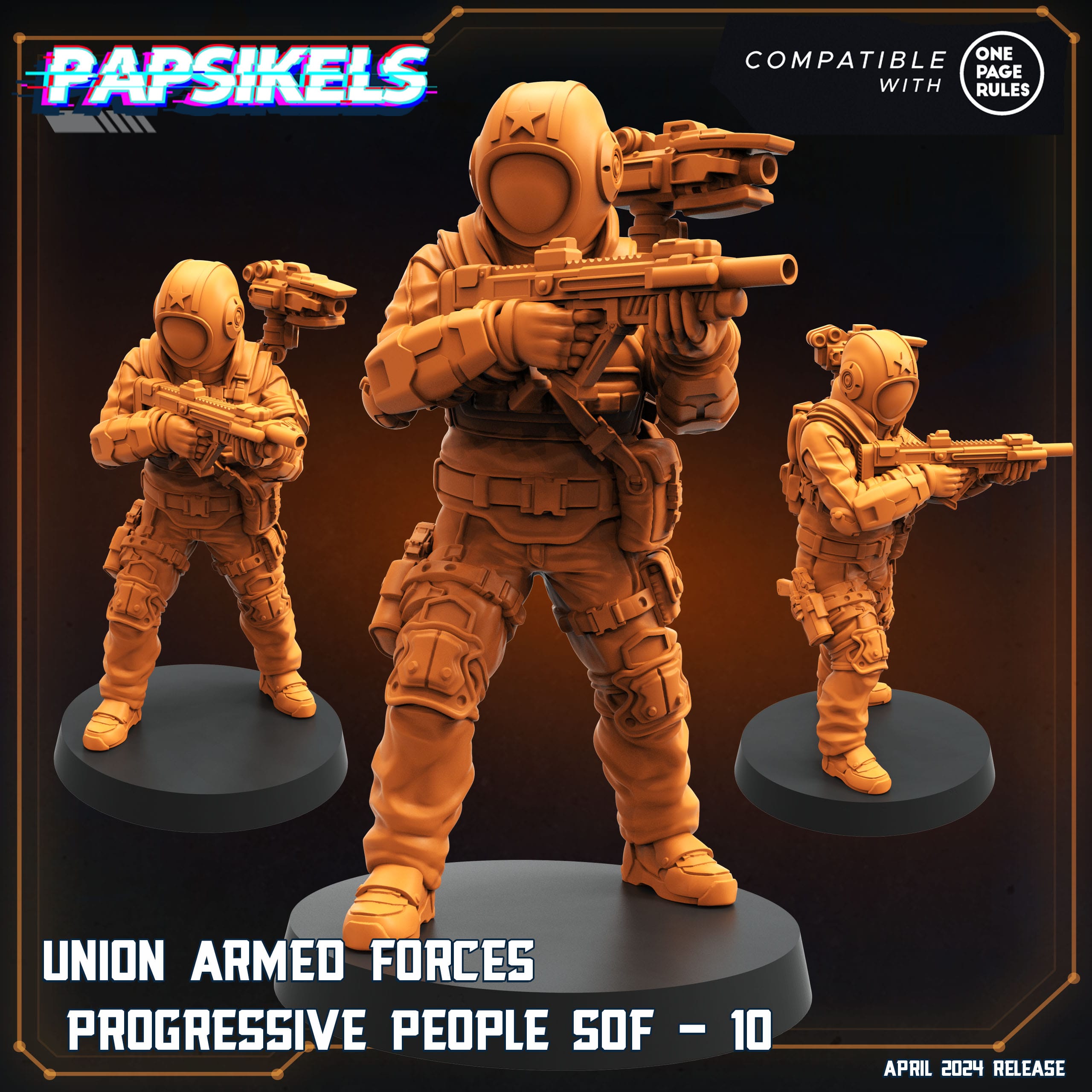 3D Printed Papsikels Democracy Troopers SciFi Raven Claw Set 28mm 32mm