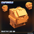 3D Printed Papsikels Objective Ssd Bin Democracy Troopers SciFi Set 28mm 32mm