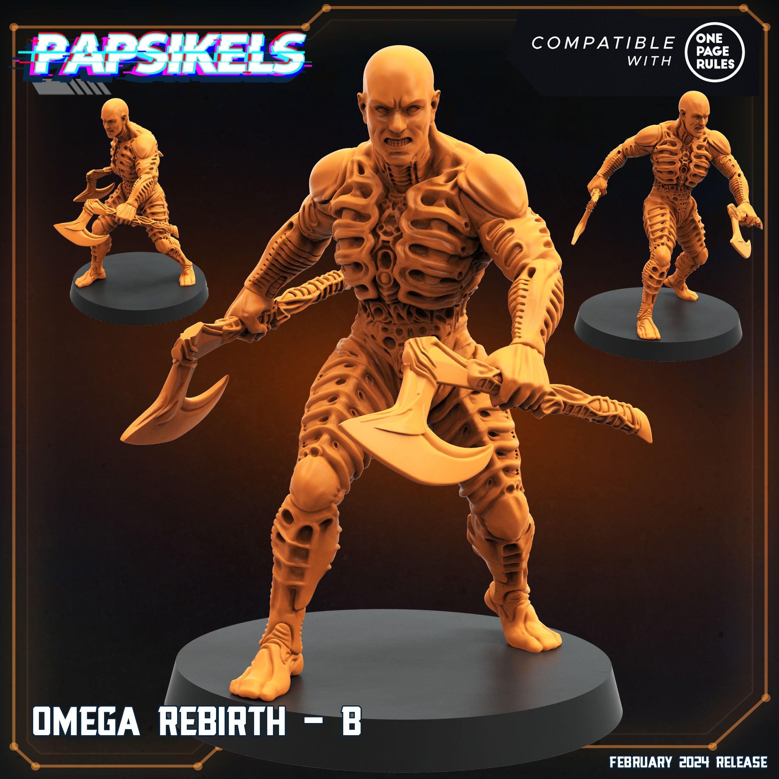 3D Printed Papsikels Omega Rebirths Set 28mm 32mm