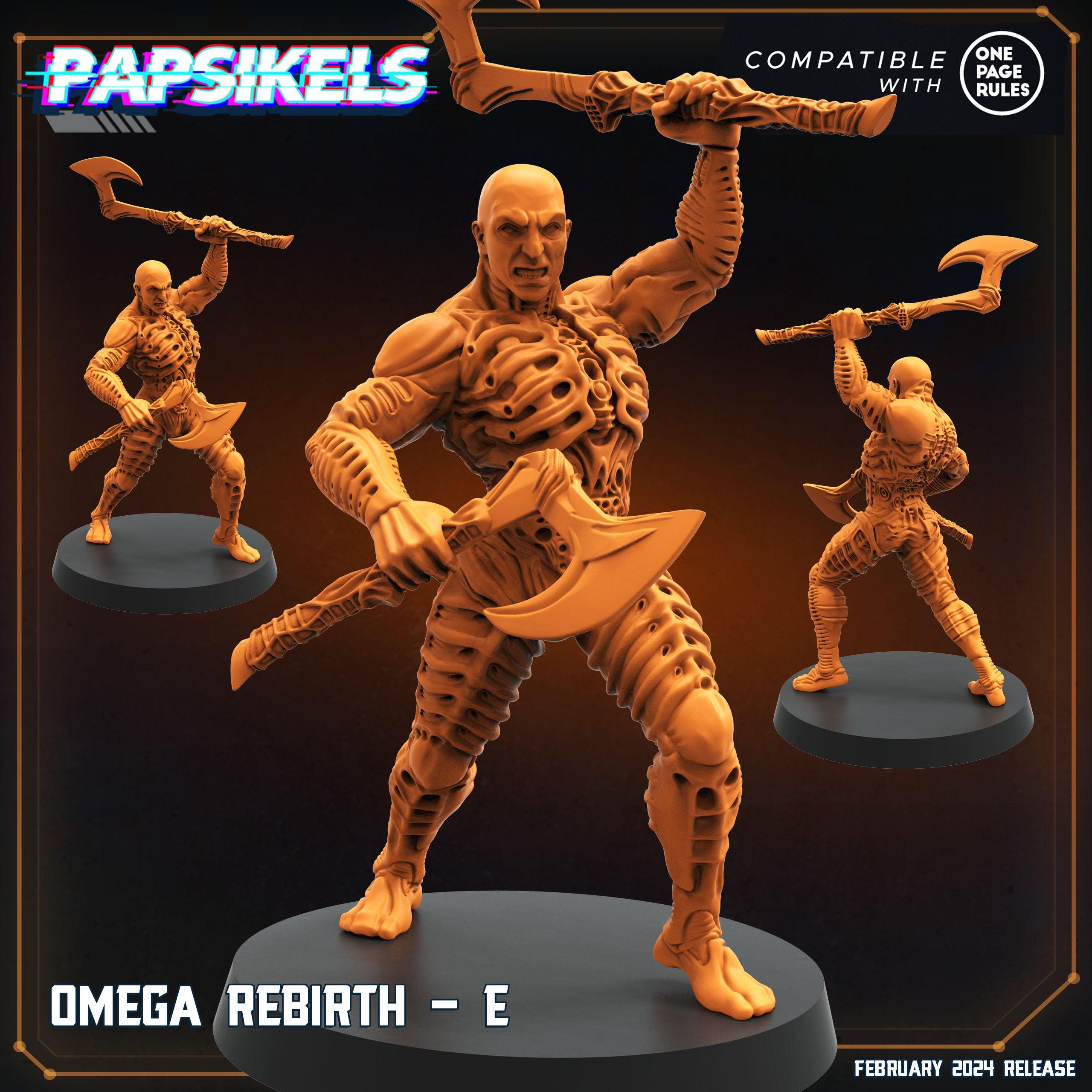 3D Printed Papsikels Omega Rebirths Set 28mm 32mm