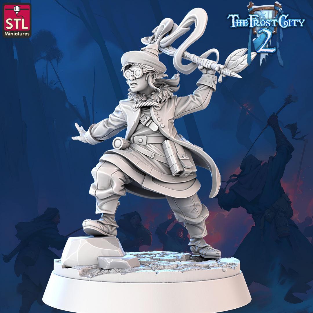 3D Printed STL Miniatures Apprentices The Frost City 2 28 - 32mm War Gaming D&D