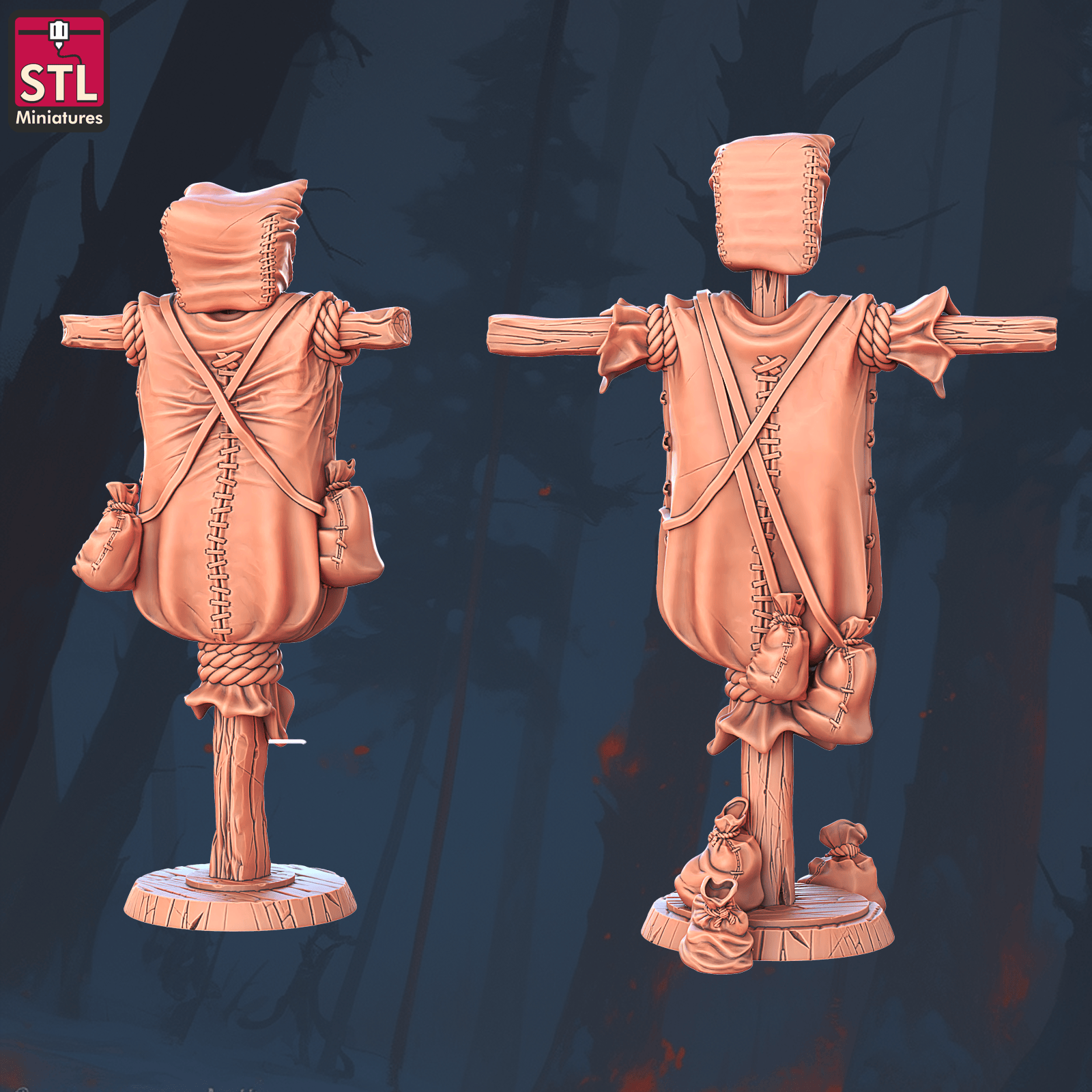 3D Printed STL Miniatures Beggars Guild Set 28 - 32mm War Gaming D&D