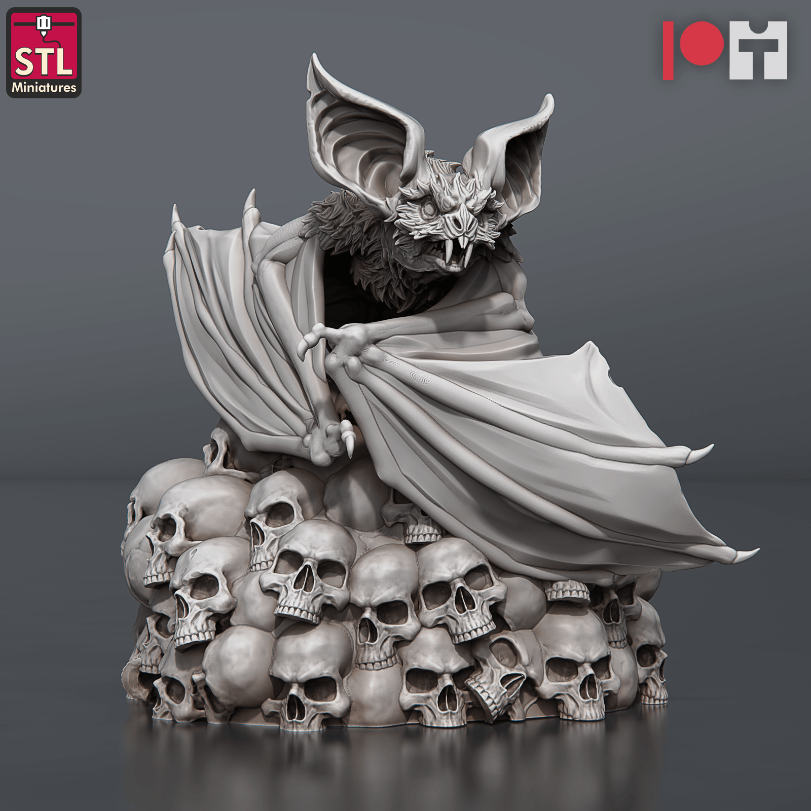 3D Printed STL Miniatures Blood Bats Set 28 - 32mm War Gaming D&D