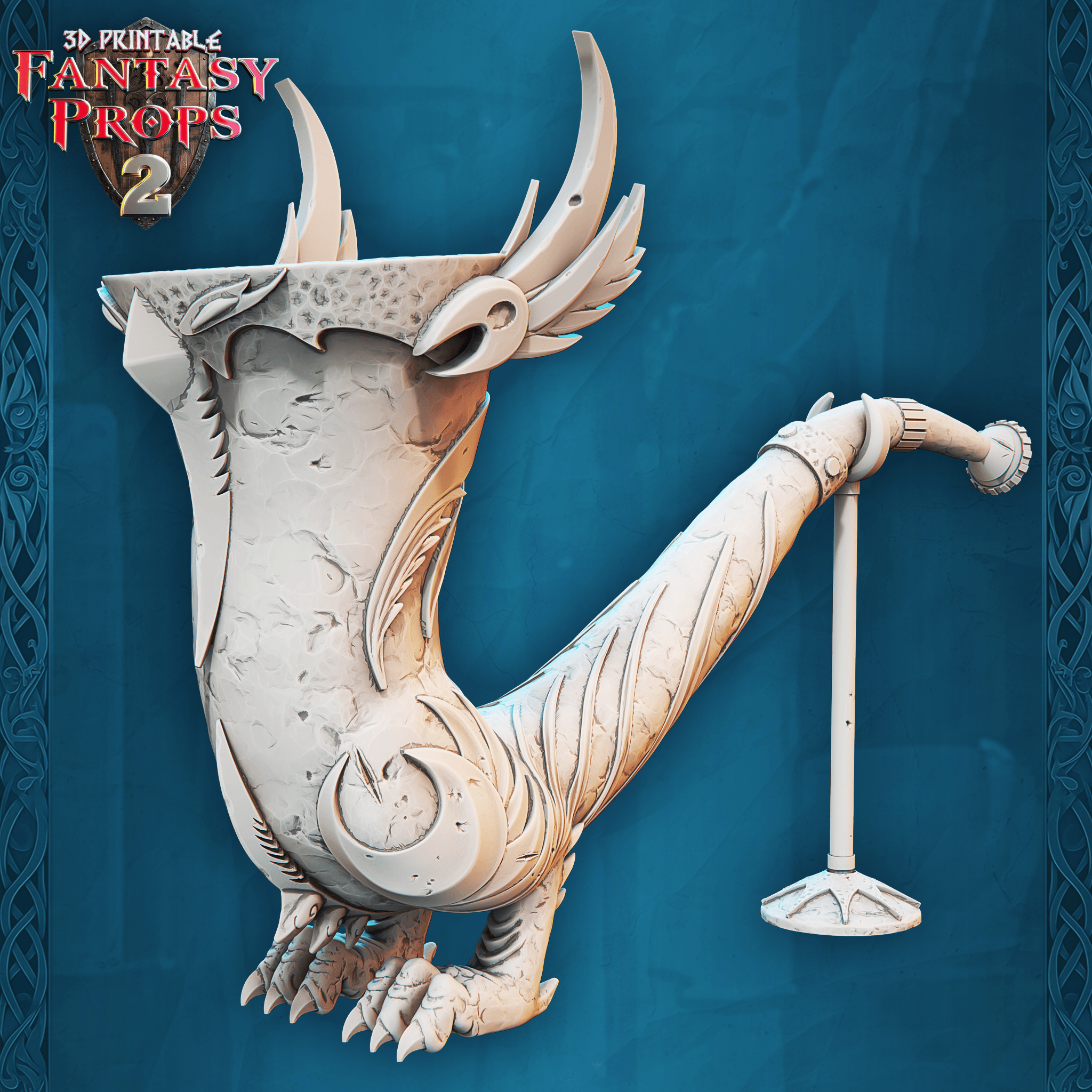 3D Printed STL Miniatures Fantasy Props 2 Dungeons Set 28 - 32mm War Gaming D&D