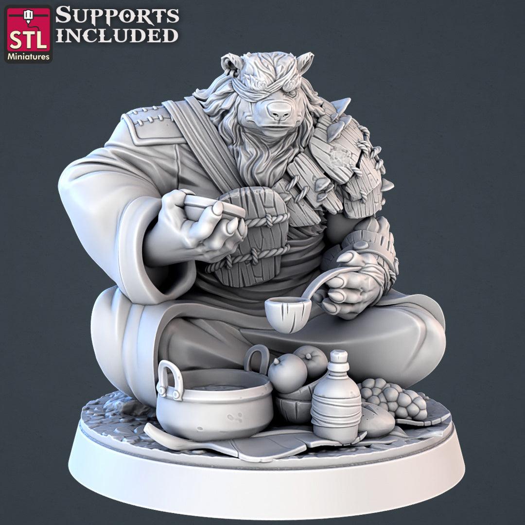 3D Printed STL Miniatures Forest Protectors Set 28 - 32mm War Gaming D&D