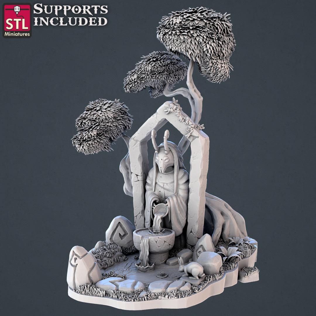 3D Printed STL Miniatures Forest Protectors Set 28 - 32mm War Gaming D&D