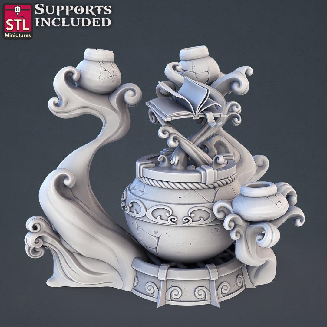 3D Printed STL Miniatures Genasi Set 28 - 32mm War Gaming D&D