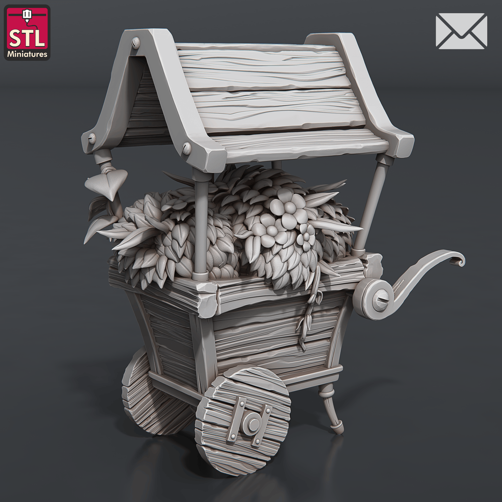 3D Printed STL Miniatures Herbalist Set 28 - 32mm War Gaming D&D