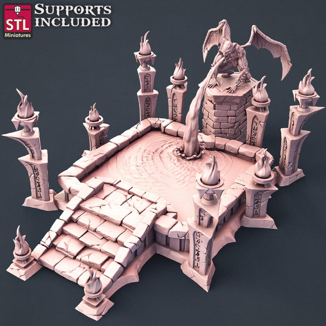 3D Printed STL Miniatures Vampire Set 28 - 32mm War Gaming D&D
