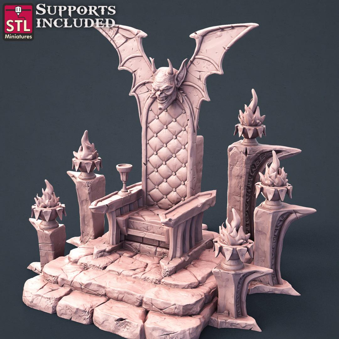 3D Printed STL Miniatures Vampire Set 28 - 32mm War Gaming D&D
