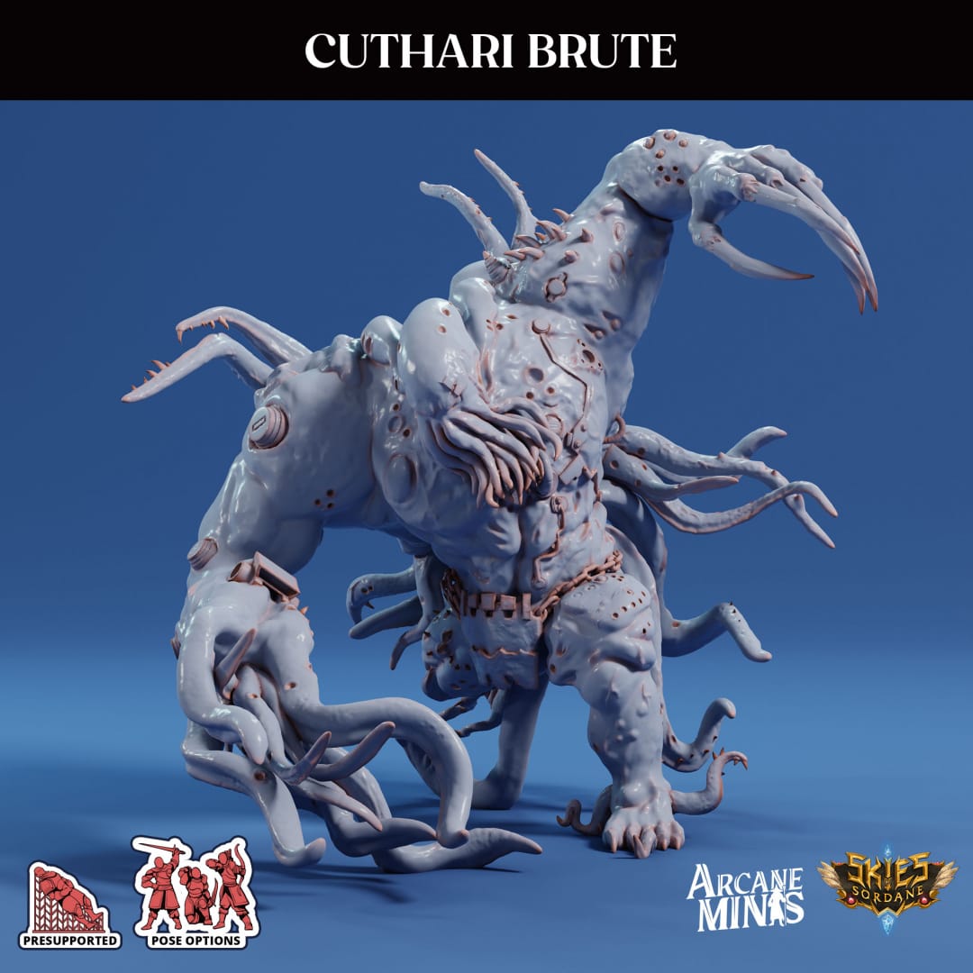 3D Printed Sordane Publishing Echoes of Madness - A Sordane Stories 28 32mm D&D
