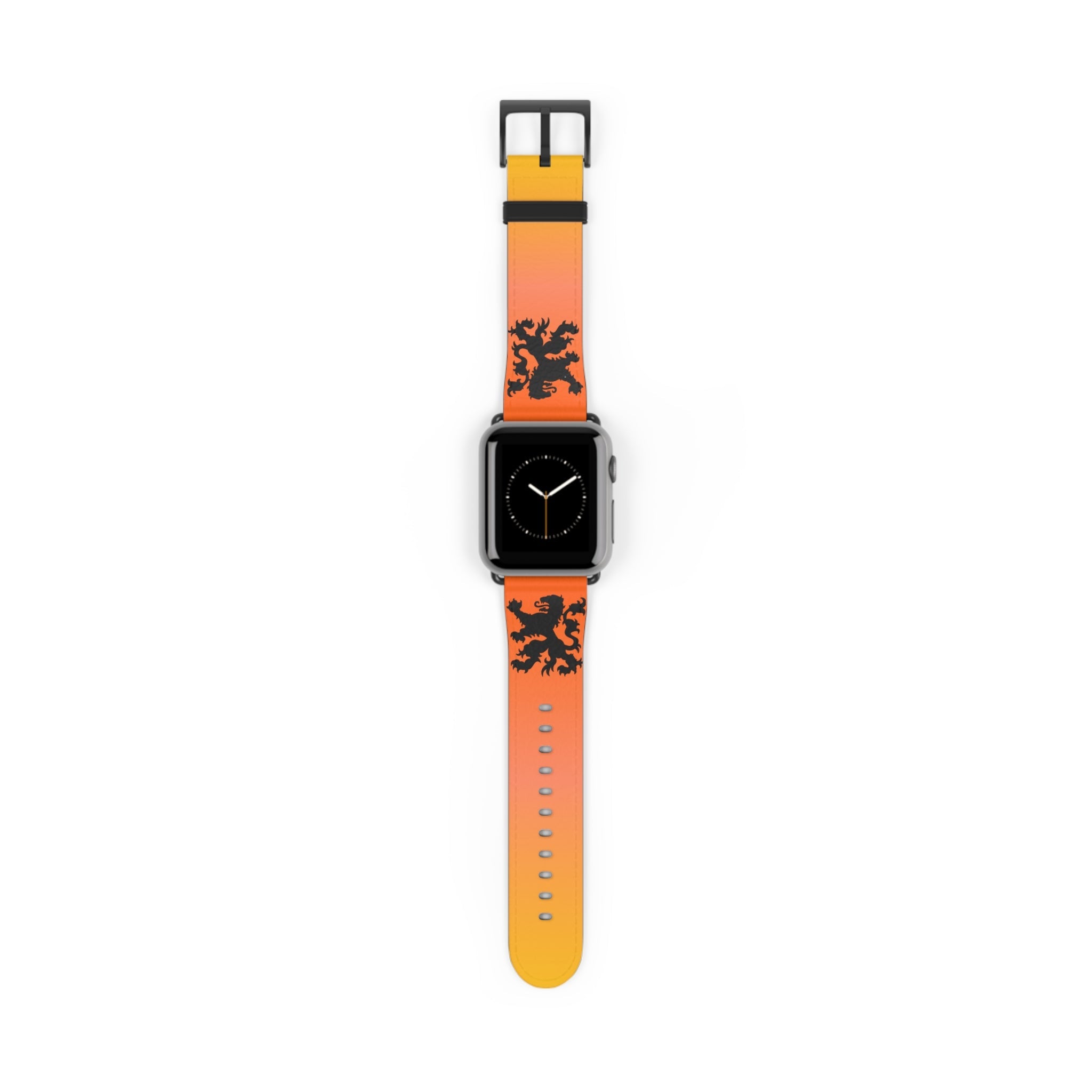 Dutch - Gradient Watch Band, Vibrant Sports Strap, Gift for Fitness Enthusiasts, Casual Wear Accessory, Adjustable Silicone Band