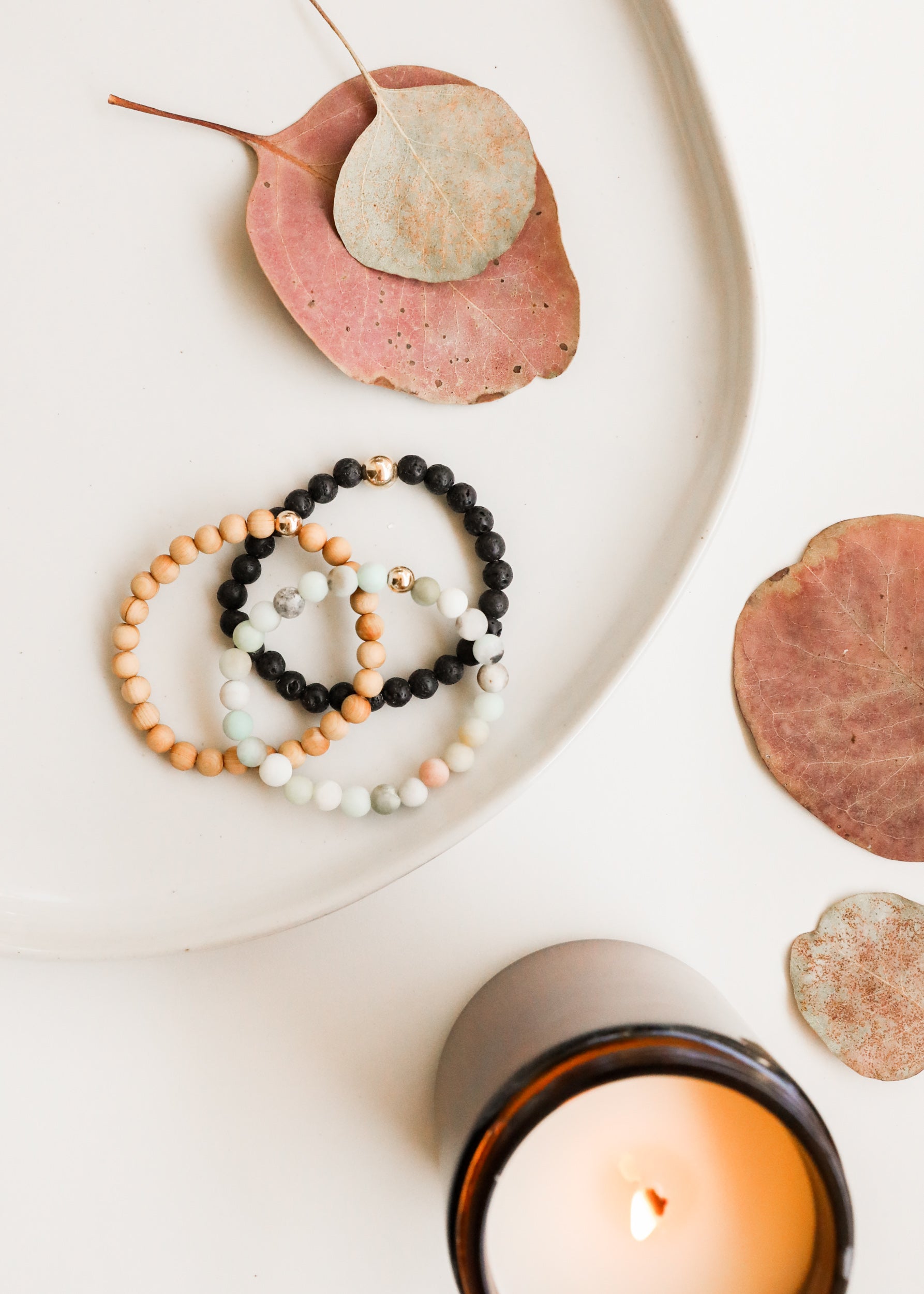 Raw Amazonite + 14k Gold Filled || Beaded Bracelet