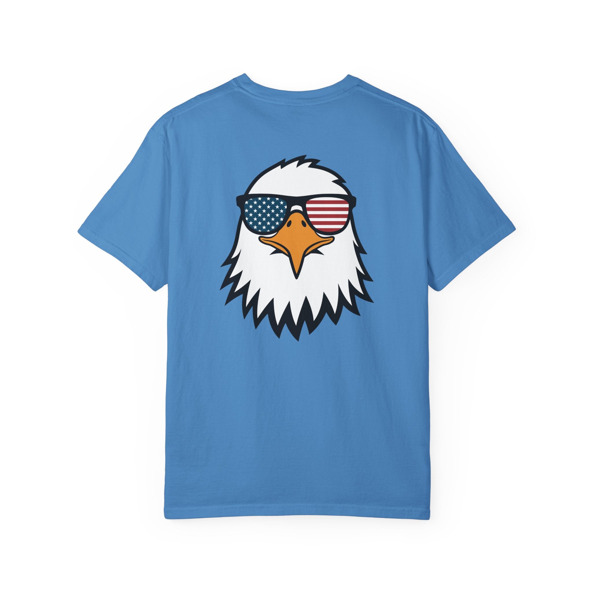 Grillin' Like a Villain Unisex T-Shirt | Patriotic BBQ Tee with Eagle Design