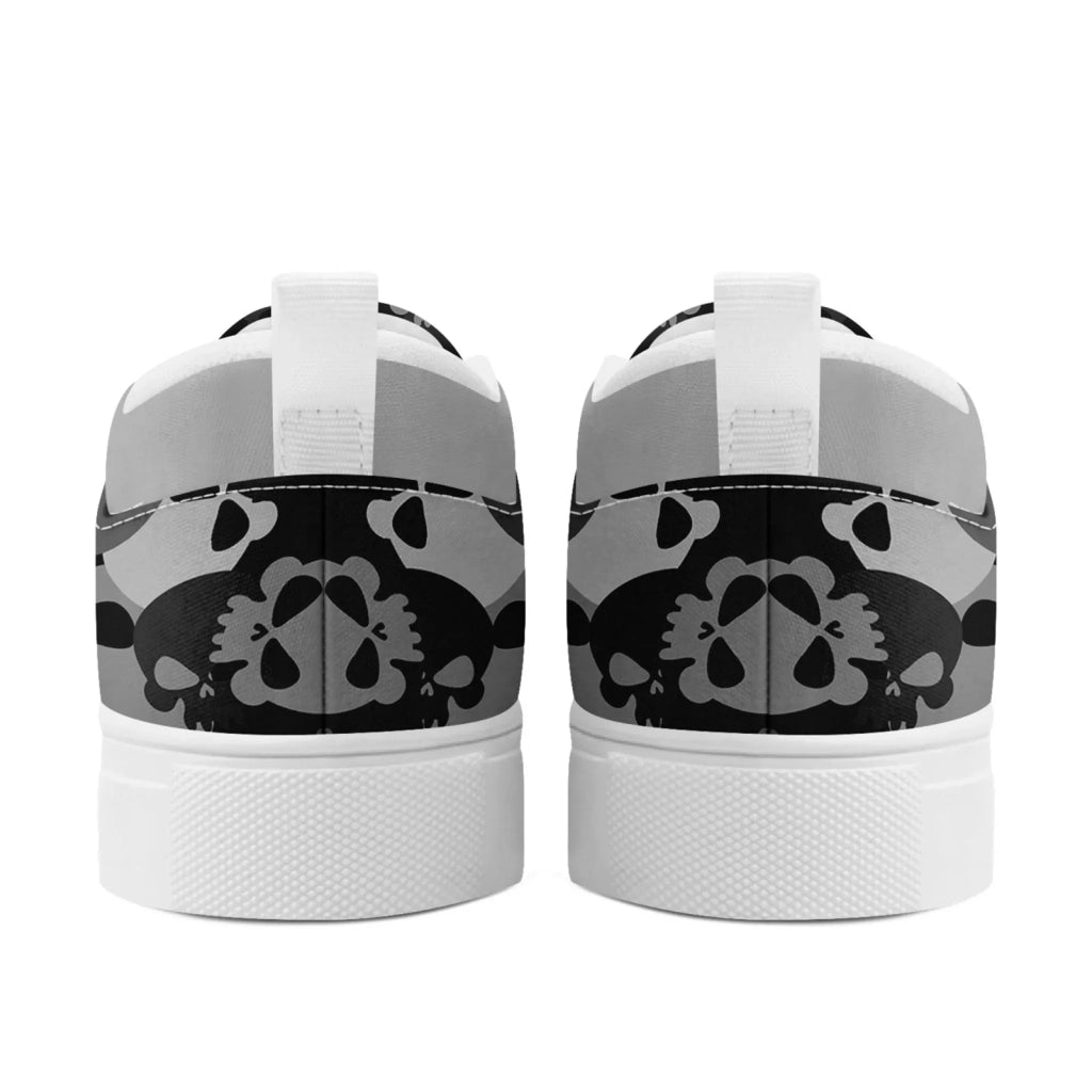 Personalized Military-Inspired Camo Slip-On Sneakers, Custom Stylish and Lightweight Shoes