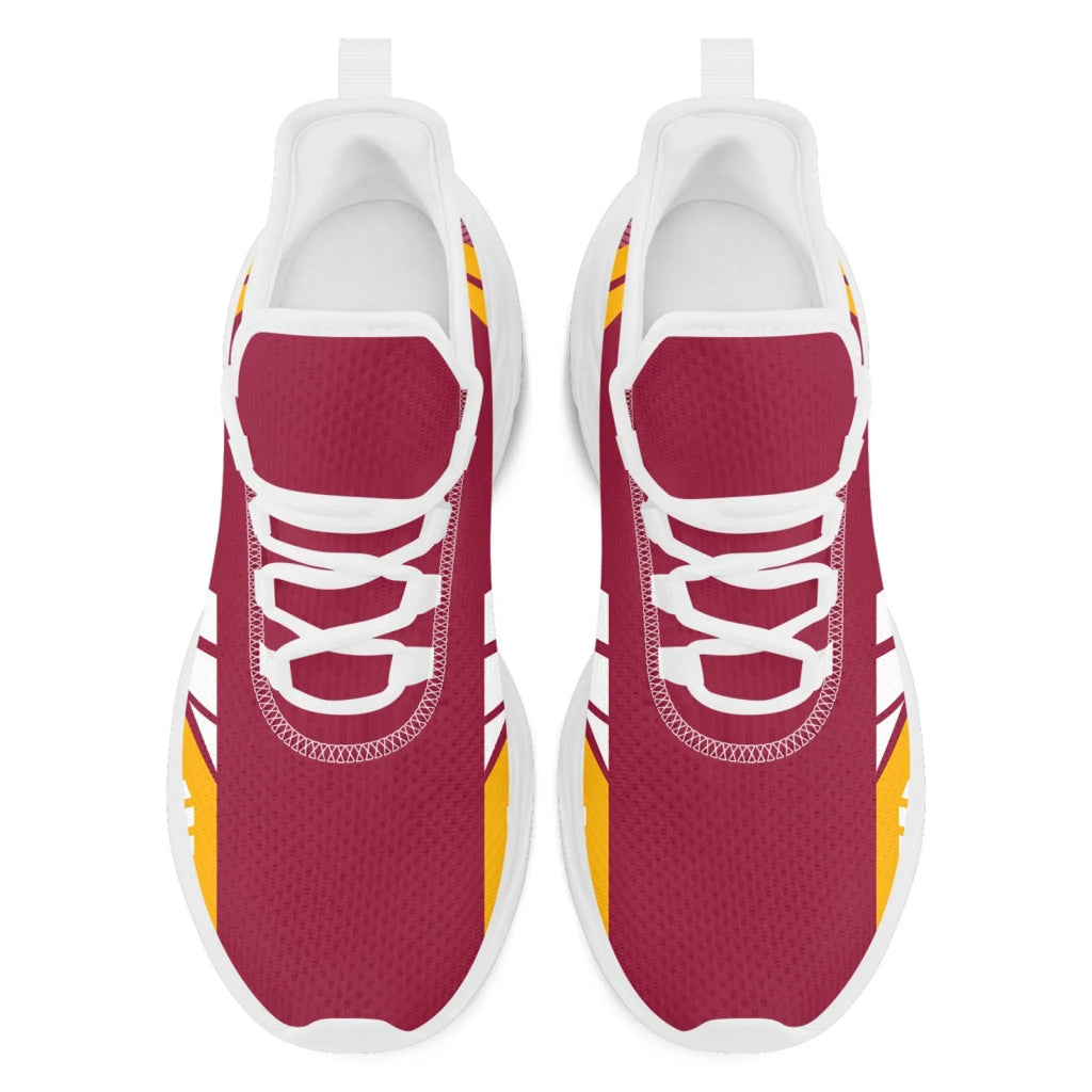 Personalized Company Logo Print Sneakers, Custom Lightweight Sneakers Workplace Walking Shoe