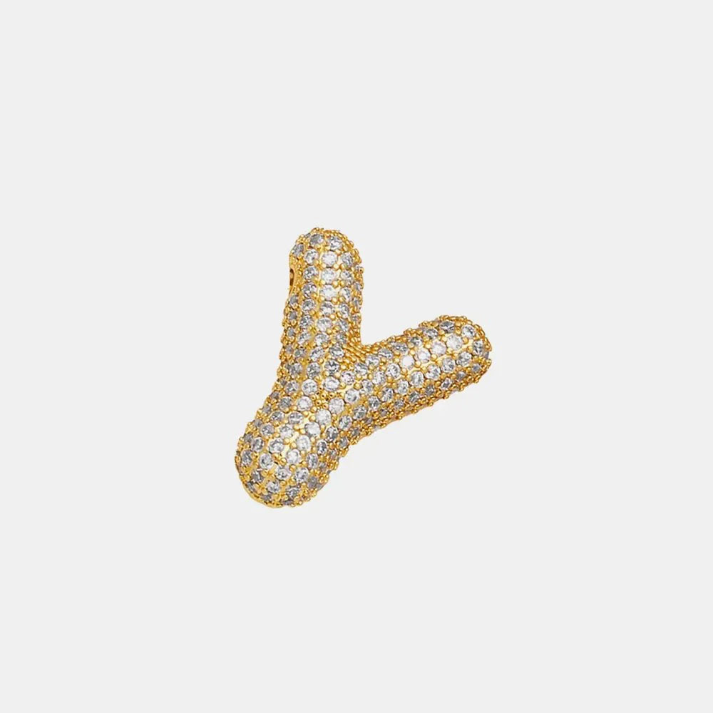 EmberLuxe "Glimmer" Bubble letter Pendant (V-Z)