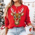 Rhinestone Reindeer Christmas Crewneck